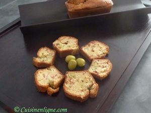 Cake Sale Lardons Et Olives Sans Fromage