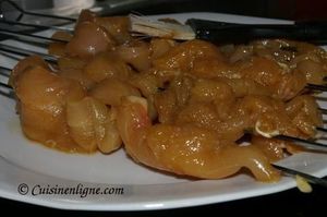 Brochettes de poulet aux épices