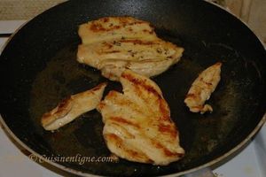Escalope de poulet à l'orange et à la cannelle