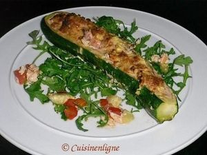 Les courgettes farcies