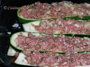 farcir les courgettes
