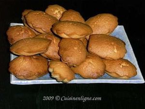 Madeleines au citron