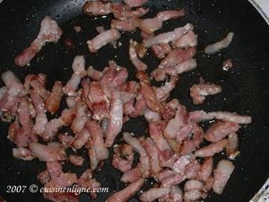Pâte carbonara