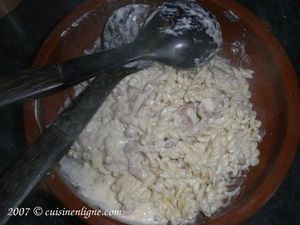 Pâte carbonara