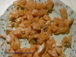 Pâtes au saumon
