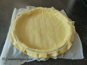 Quiche au chèvre et à la ciboulette