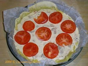 Quiche thon saumon