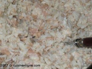 Riz au thon