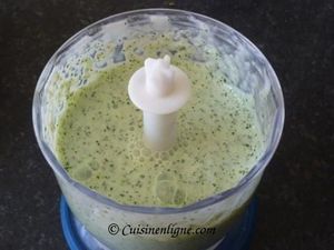 Smoothie concombre et menthe fraiche
