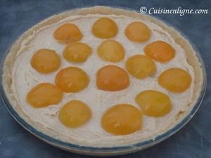 Tarte amandine aux abricots