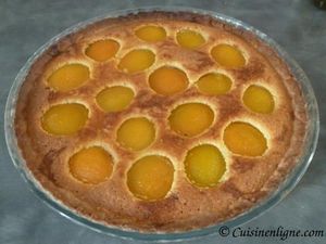 Tarte amandine aux abricots