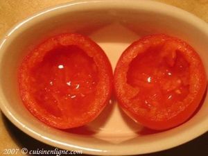 Tomates grillées au chèvre
