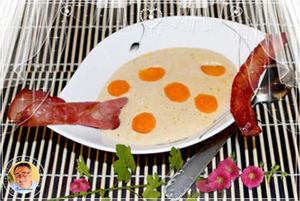 Velouté de potée champenoise au jambon